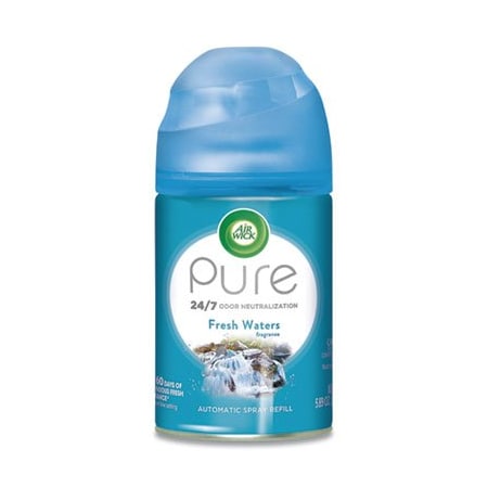 Reckitt Benckiser Air Wick, FRESHMATIC ULTRA AUTOMATIC SPRAY REFILL, FRESH WATERS, AEROSOL, 5.89 OZ 79553EA